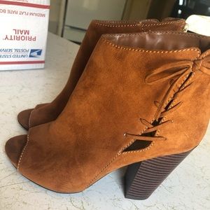 Brown booties